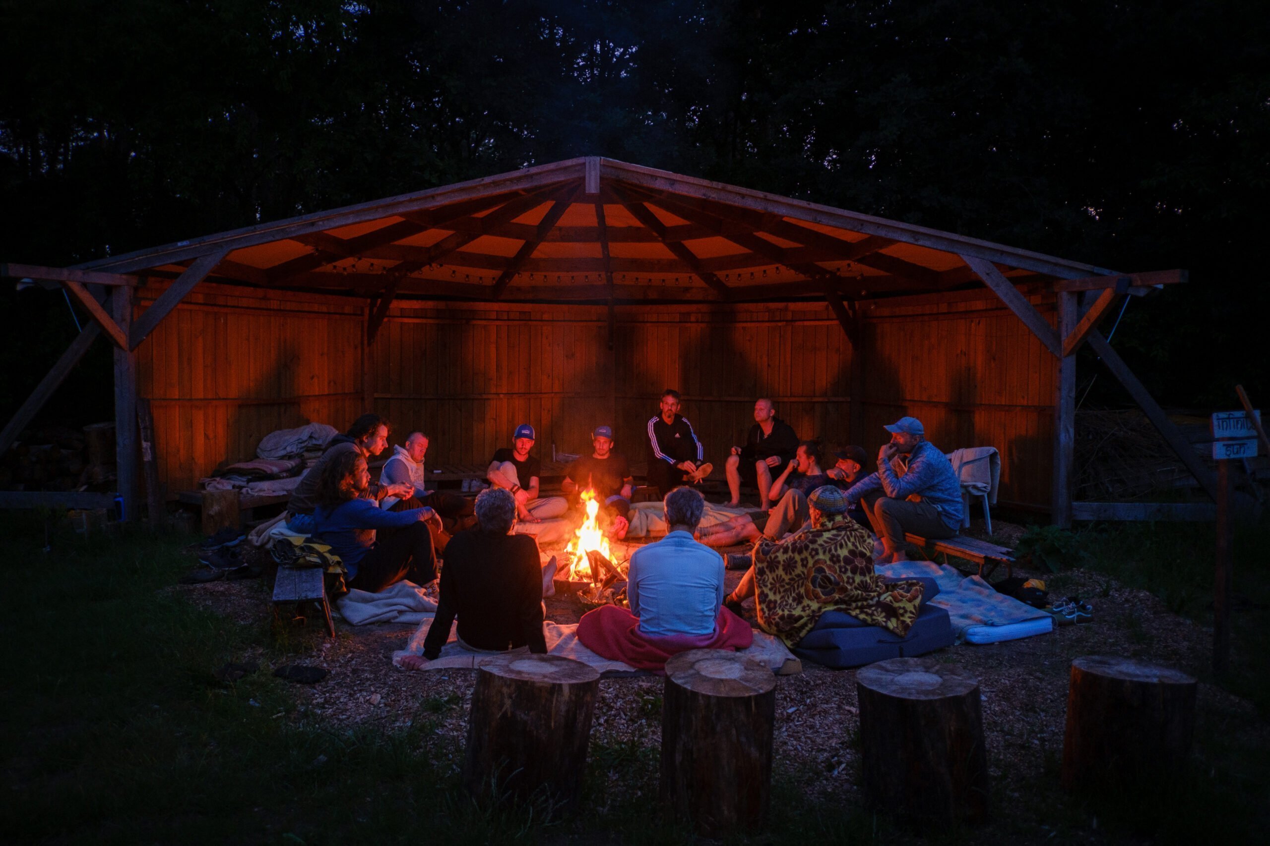 Mannenweekend jonge mannen